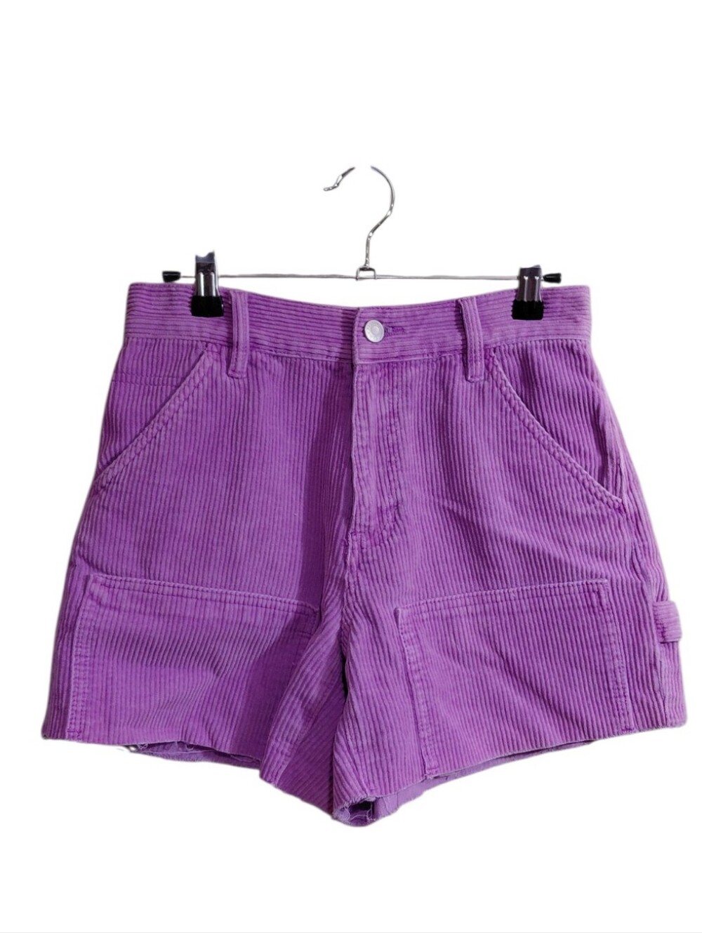 PacSun Purple Corduroy High-Rise Shorts